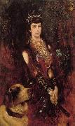 Anton Romako Portrait of Empress Elisabeth china oil painting artist